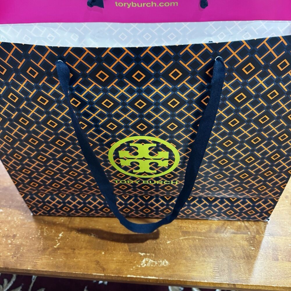 Tory Burch Large Gift Shopping Tote Bag Authentic 16 x 12" x 6" - Picture 10 of 10